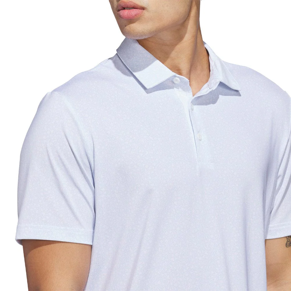 adidas Ultimate365 Mini Bunker Polo Shirt - Crystal Sky - Image 4