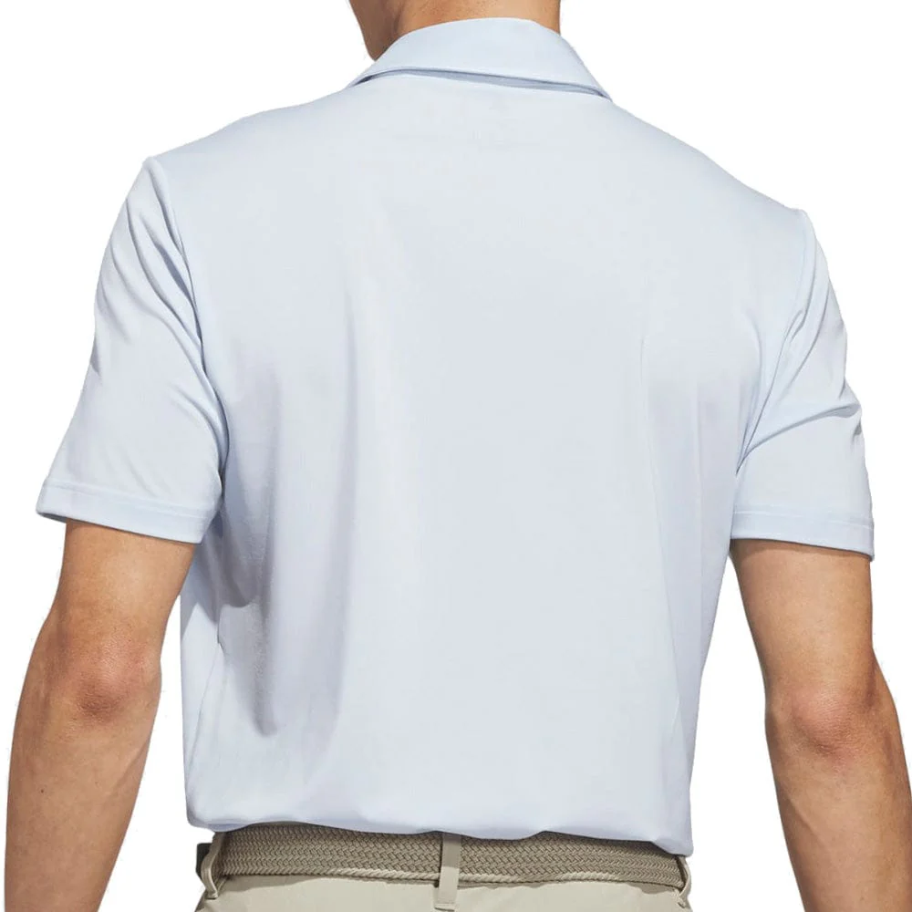 adidas Ultimate365 Solid Polo Shirt - Crystal Sky - Image 2