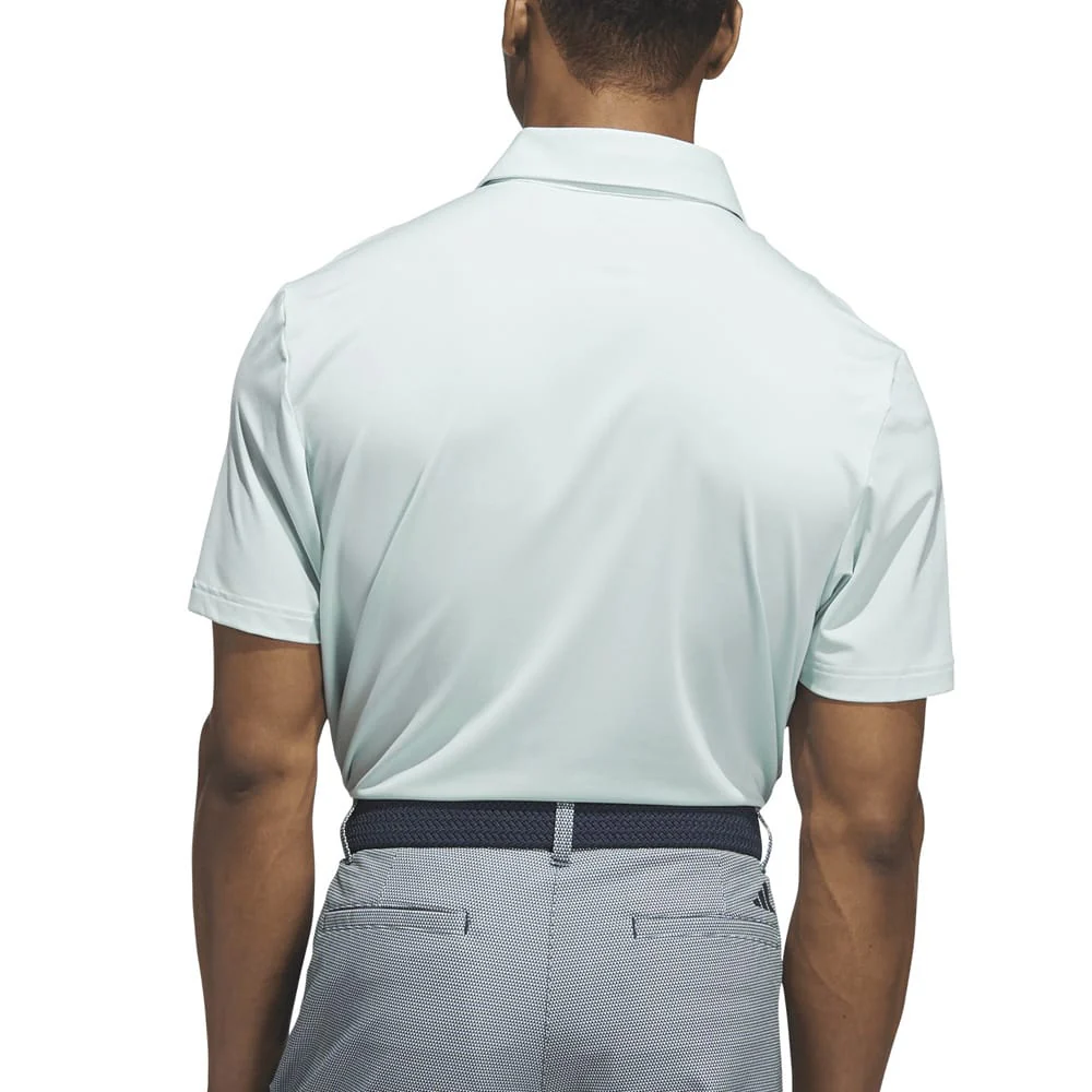 adidas Ultimate365 Solid Polo Shirt - Semi Flash Aqua - Image 3