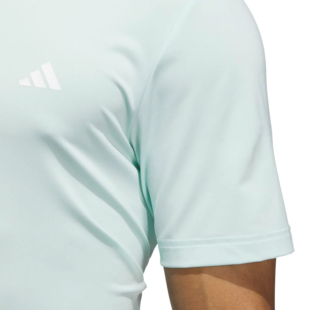 adidas Ultimate365 Solid Polo Shirt - Semi Flash Aqua - Image 5