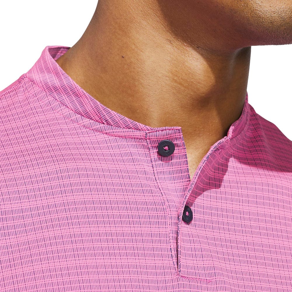 adidas Ultimate365 Sport Collar Polo Shirt - Lucid Pink/Dusky Petrol - Image 3