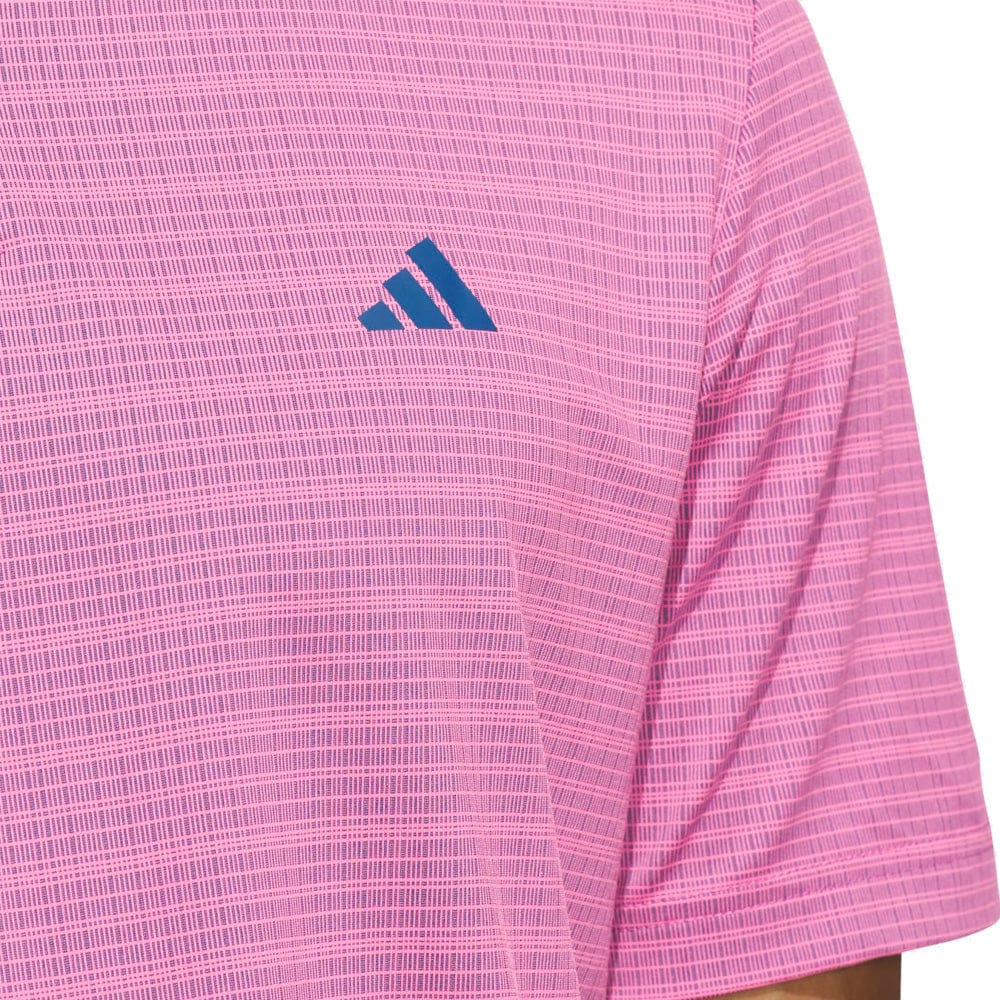 adidas Ultimate365 Sport Collar Polo Shirt - Lucid Pink/Dusky Petrol - Image 4