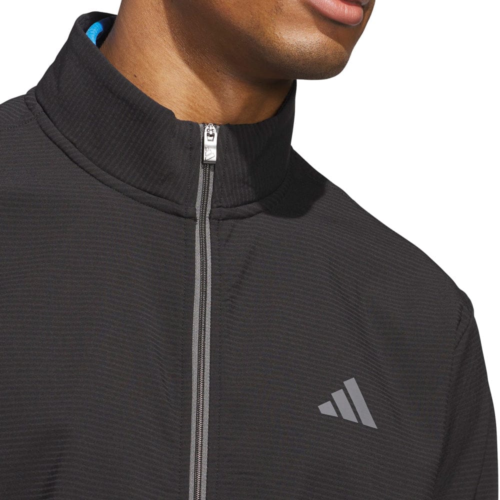 adidas Ultimate365 Textured Woven Full-Zip - Black - Image 4