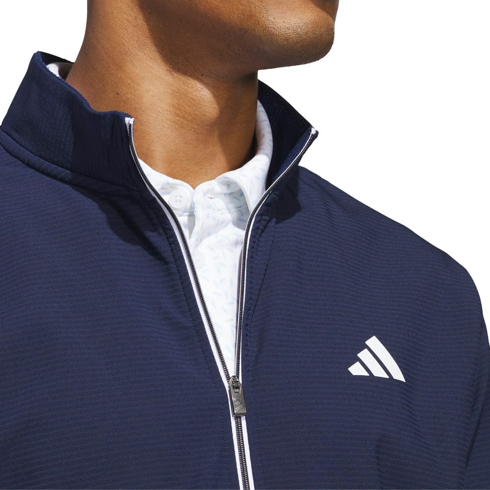 adidas Ultimate365 Textured Woven Full-Zip - Collegiate Navy - Image 6