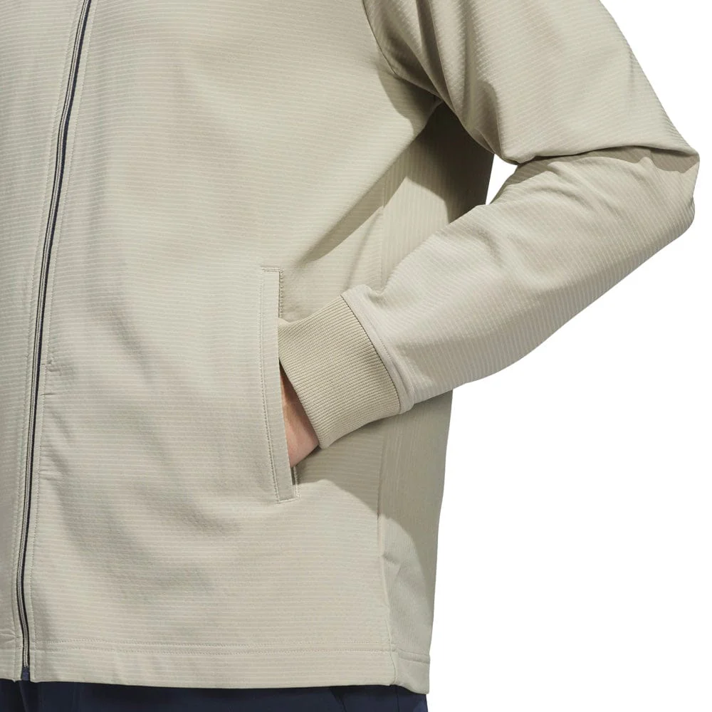 adidas Ultimate365 Textured Woven Full-Zip - Wonder Cargo - Image 3