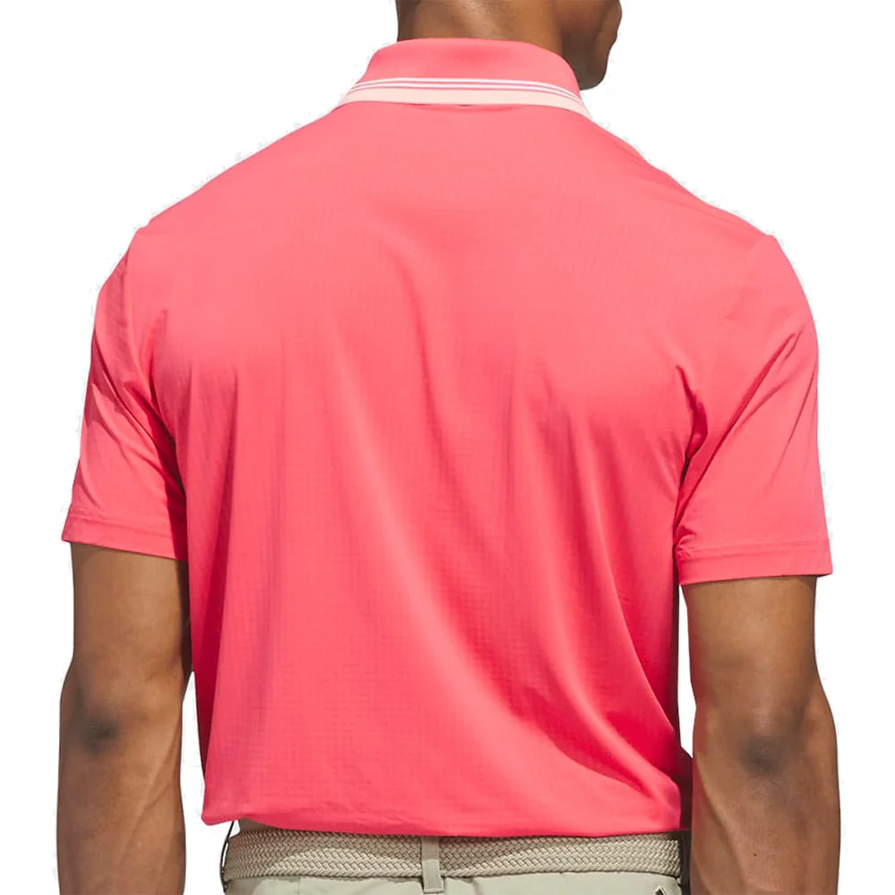 adidas Ultimate365 Tour Climacool Polo Shirt - Pure Turbo - Image 2