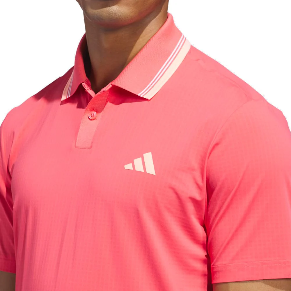 adidas Ultimate365 Tour Climacool Polo Shirt - Pure Turbo - Image 3