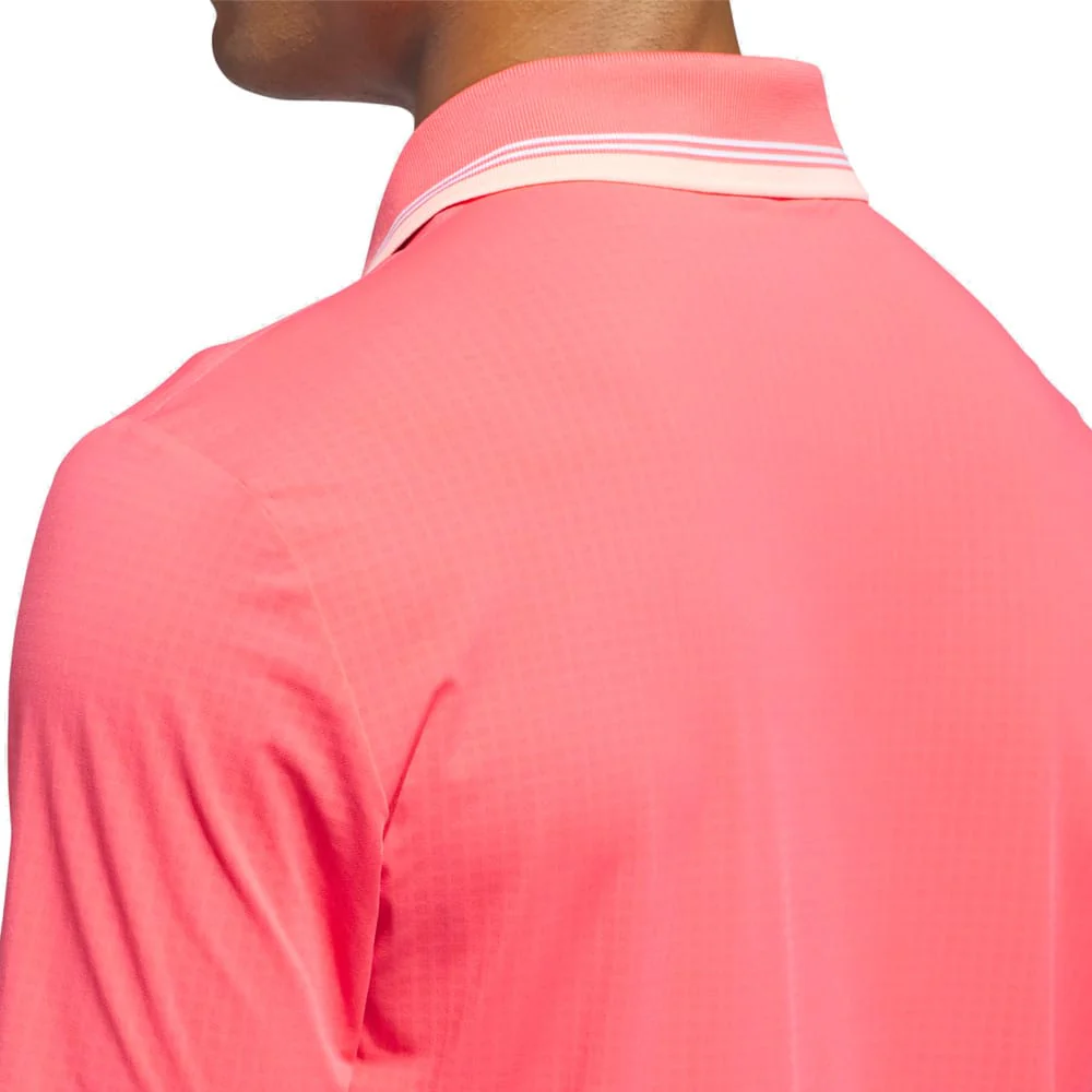 adidas Ultimate365 Tour Climacool Polo Shirt - Pure Turbo - Image 5