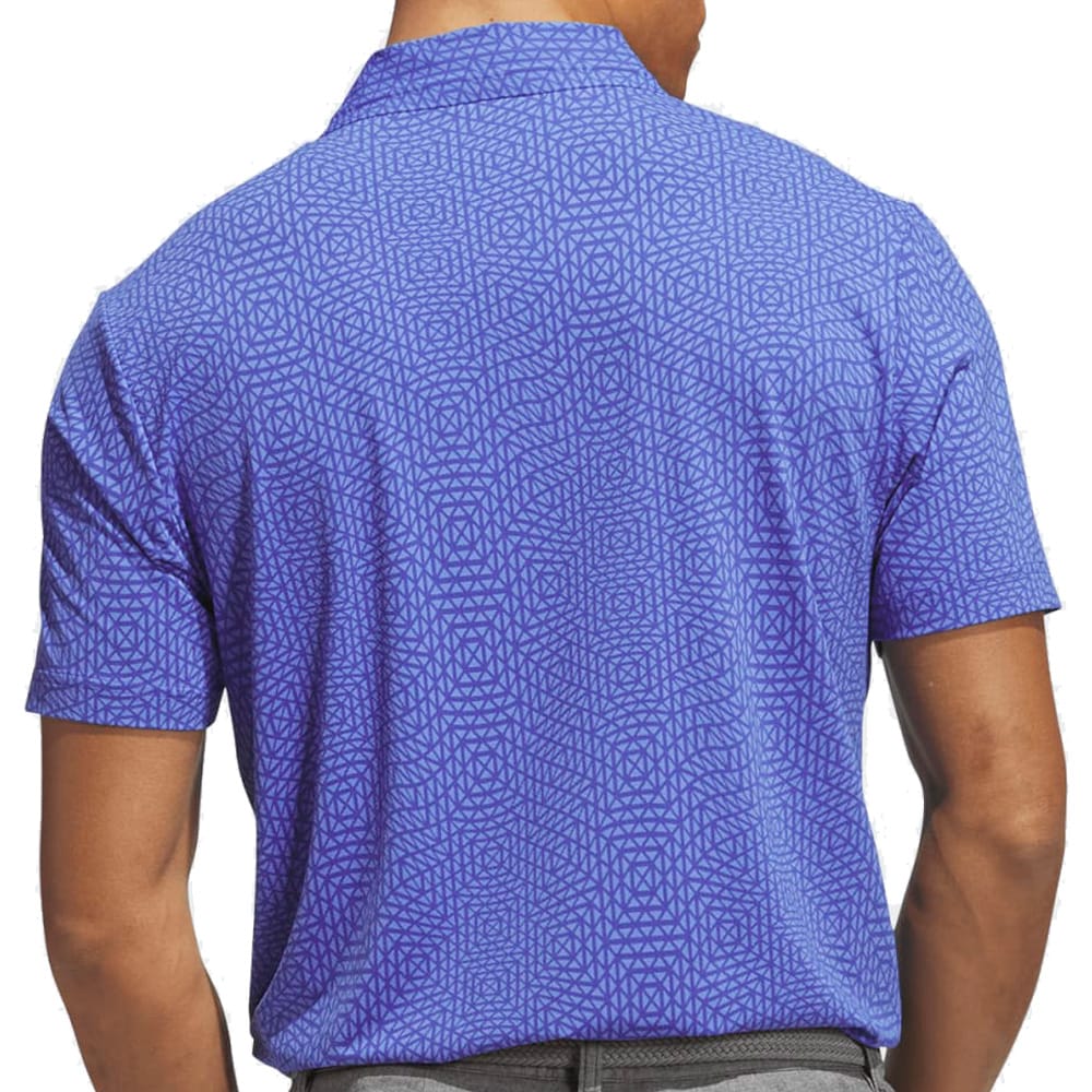 adidas Ultimate365 Tour Cool Feeling Deco Polo Shirt - Dual Indigo/Real Lilac - Image 2