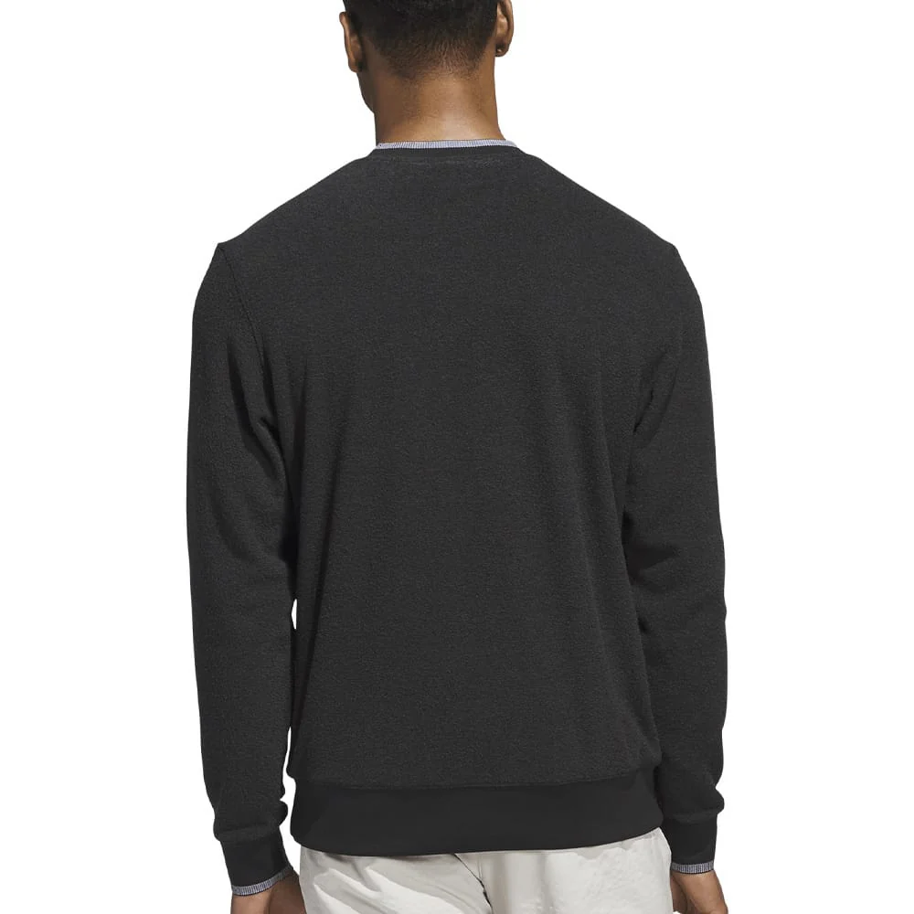 adidas Ultimate365 Tour Crewneck Sweatshirt - Black - Image 3