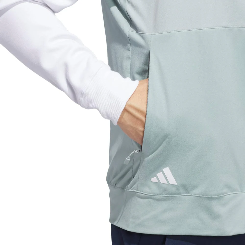 adidas Ultimate365 Tour Full Zip Vest - Wonder Sage - Image 5