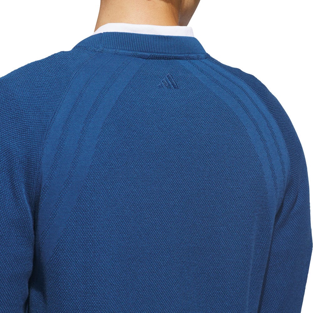 adidas Ultimate365 Tour Knit Crewneck - Dusky Petrol - Image 2