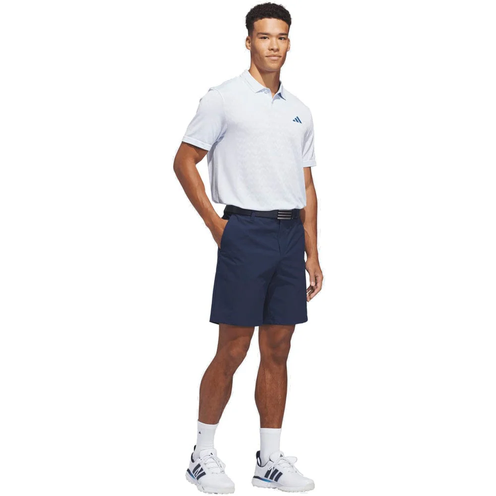 adidas Ultimate365 Tour Seamless Polo Shirt - Crystal Sky/White - Image 5