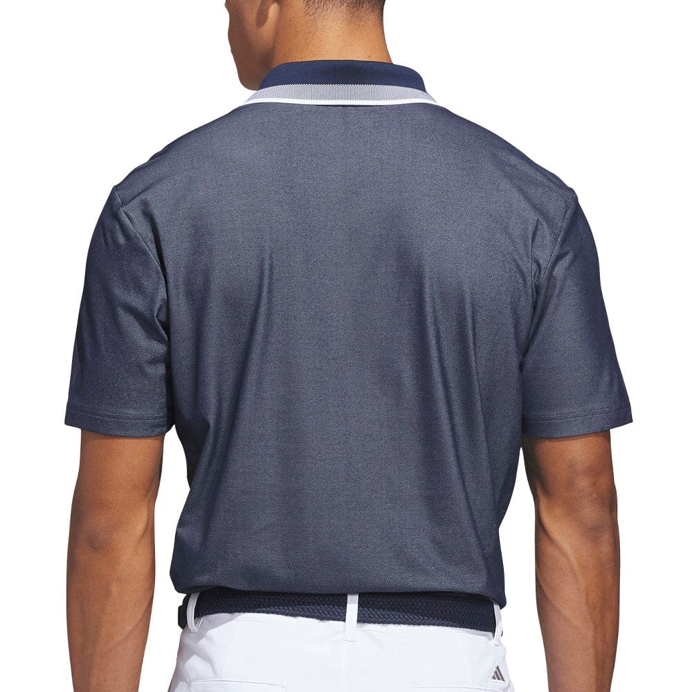adidas Ultimate365 Tour Twistknit Pique Polo Shirt - Collegiate Navy - Image 2
