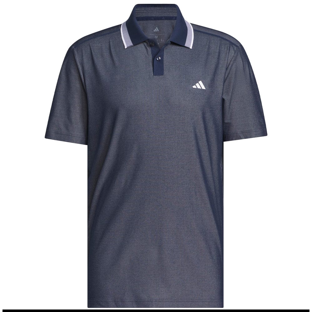 adidas Ultimate365 Tour Twistknit Pique Polo Shirt - Collegiate Navy - Image 3