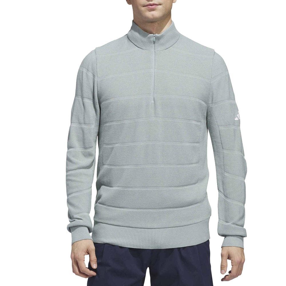 adidas Ultimate365 Tour Wind Knit Quarter-Zip - Wonder Sage