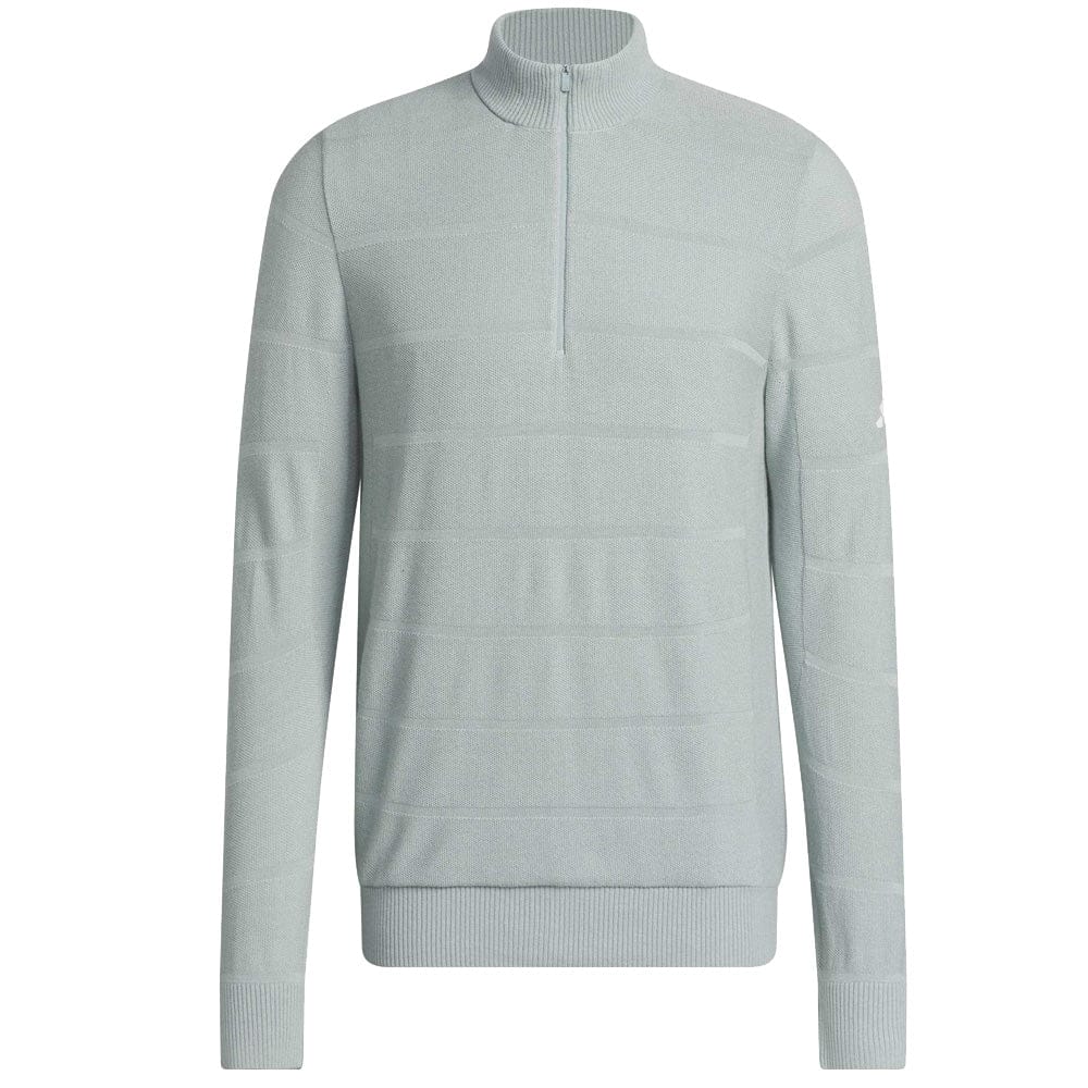 adidas Ultimate365 Tour Wind Knit Quarter-Zip - Wonder Sage - Image 6