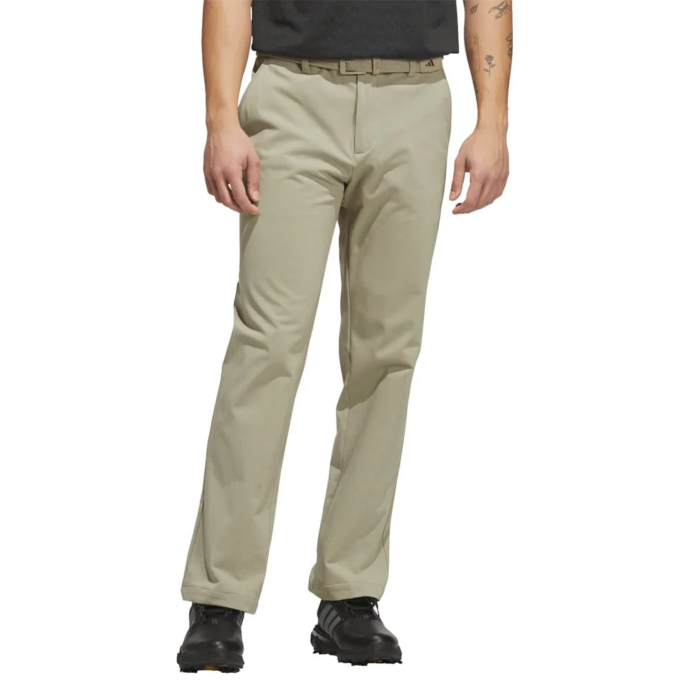 adidas Ultimate365+ Twistknit Climawarm Straight Fit Trousers - Khaki Six - Image 6