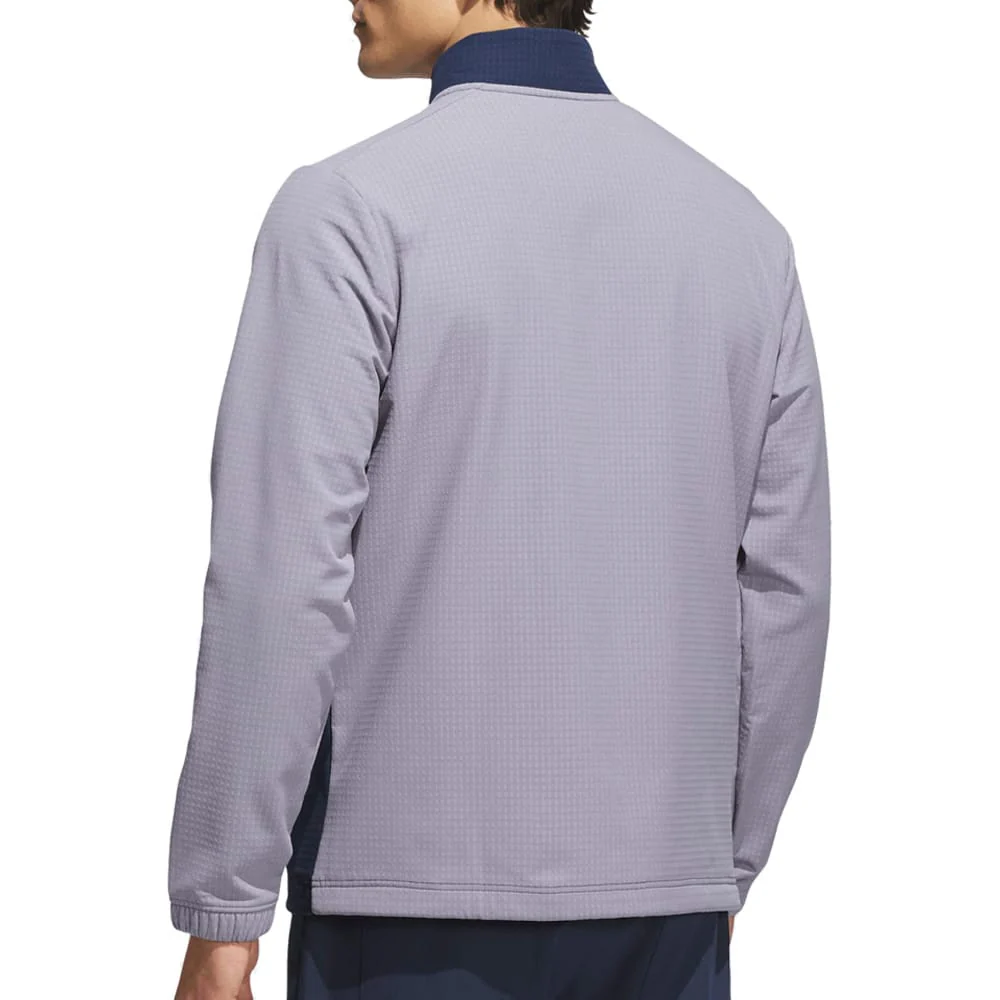 adidas Ultimate365 Wind Woven Full-Zip Sweatshirt - Slate/Collegiate Navy - Image 2