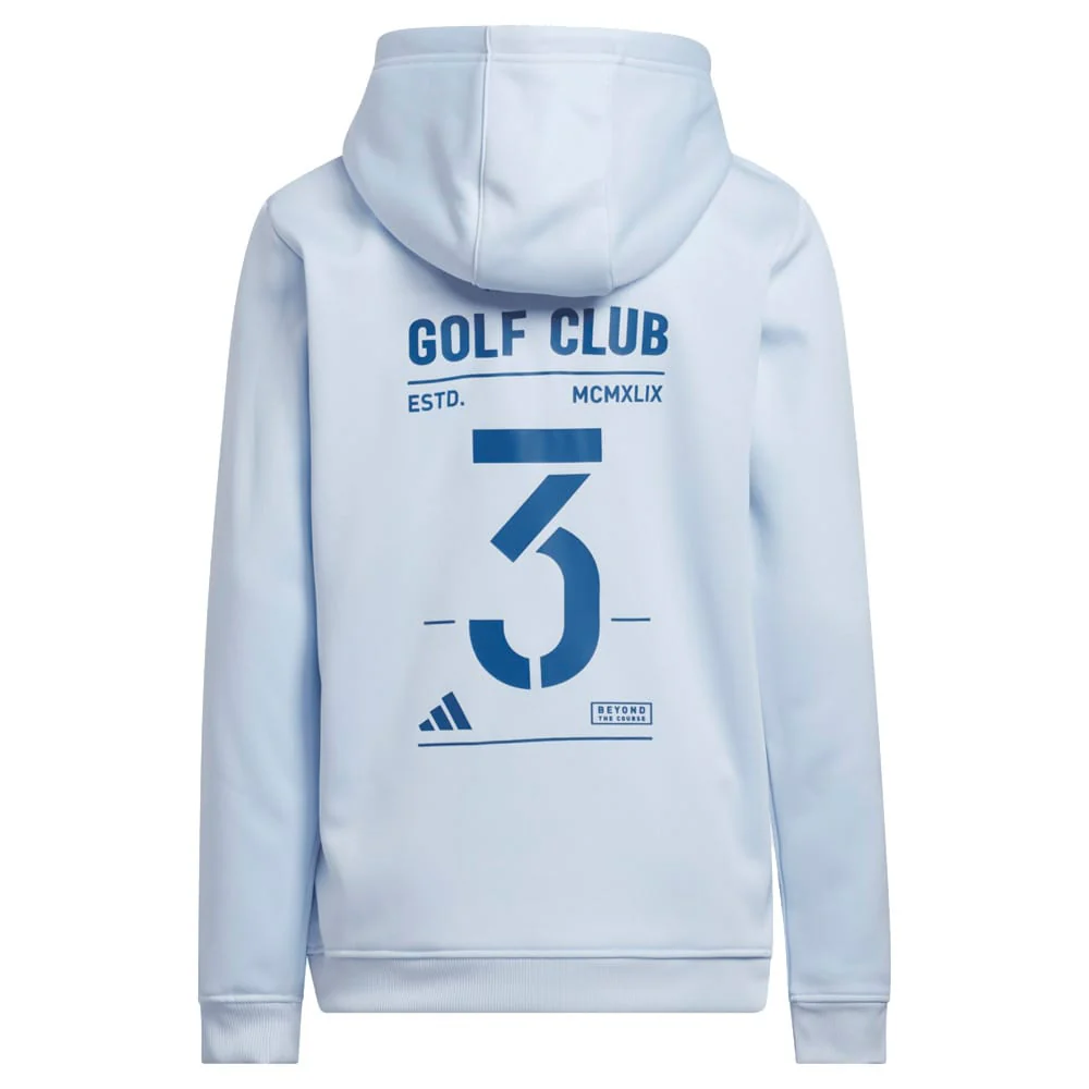 adidas Unisex Juniors Climawarm Graphic Hoodie - Crystal Sky - Image 2