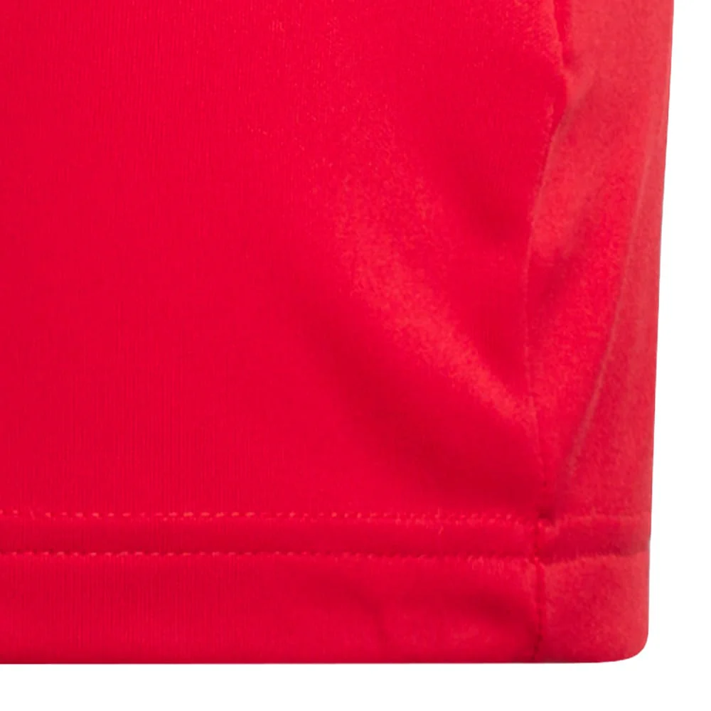 adidas Youth Performance Short Sleeve Polo Shirt - Collegiate Red - Image 5