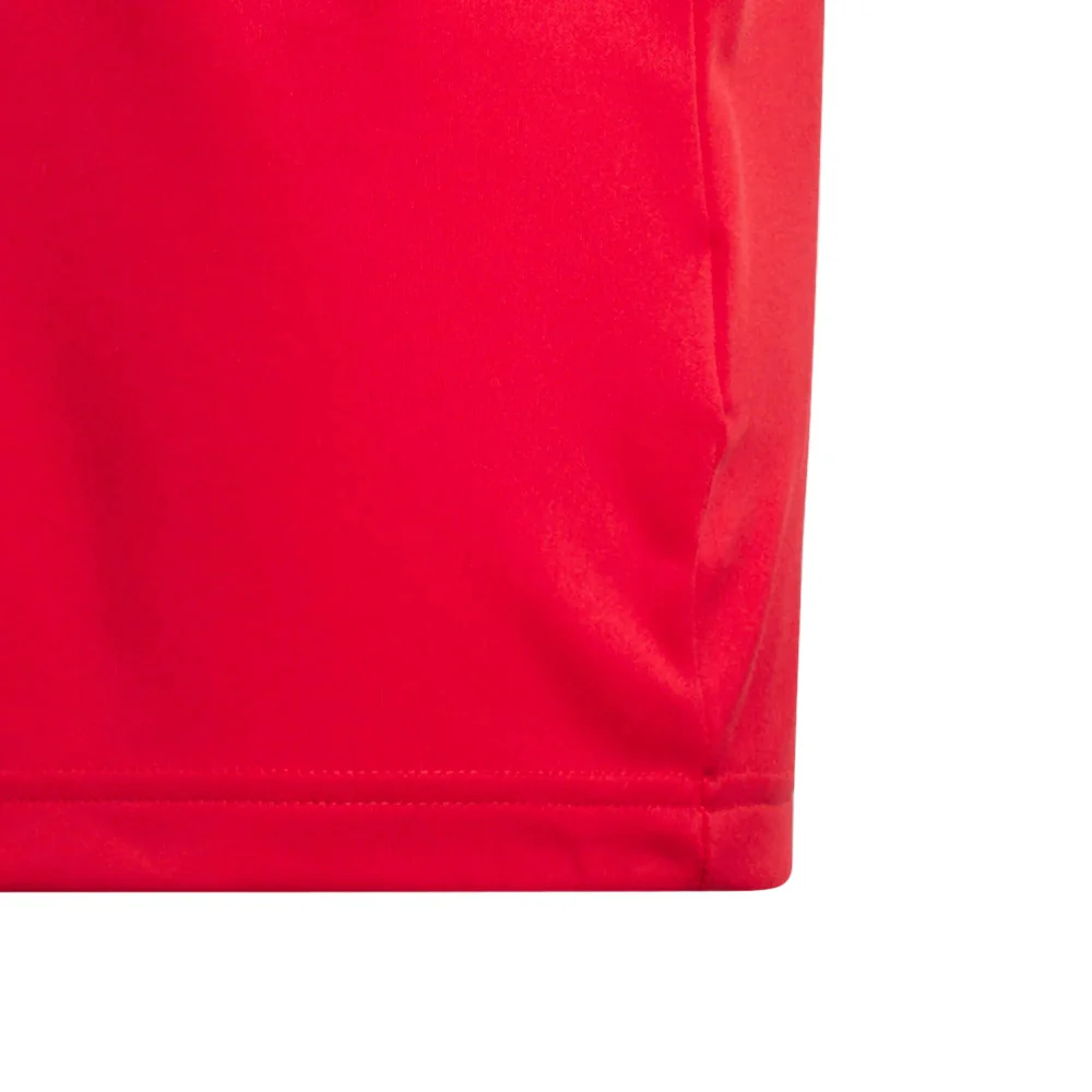 adidas Youth Performance Short Sleeve Polo Shirt - Collegiate Red - Image 6