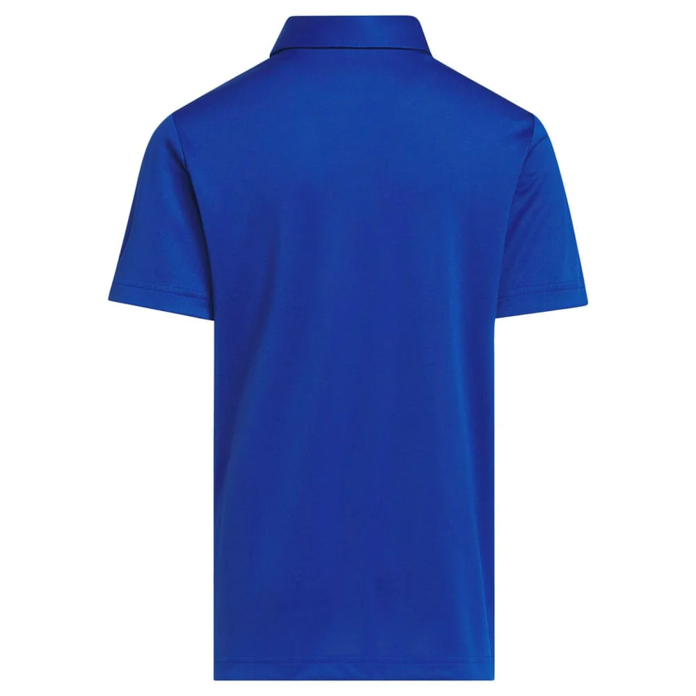 adidas Youth Performance Short Sleeve Polo Shirt - Collegiate Royal - Image 2