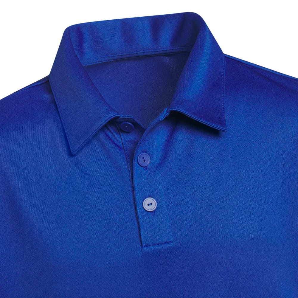 adidas Youth Performance Short Sleeve Polo Shirt - Collegiate Royal - Image 3