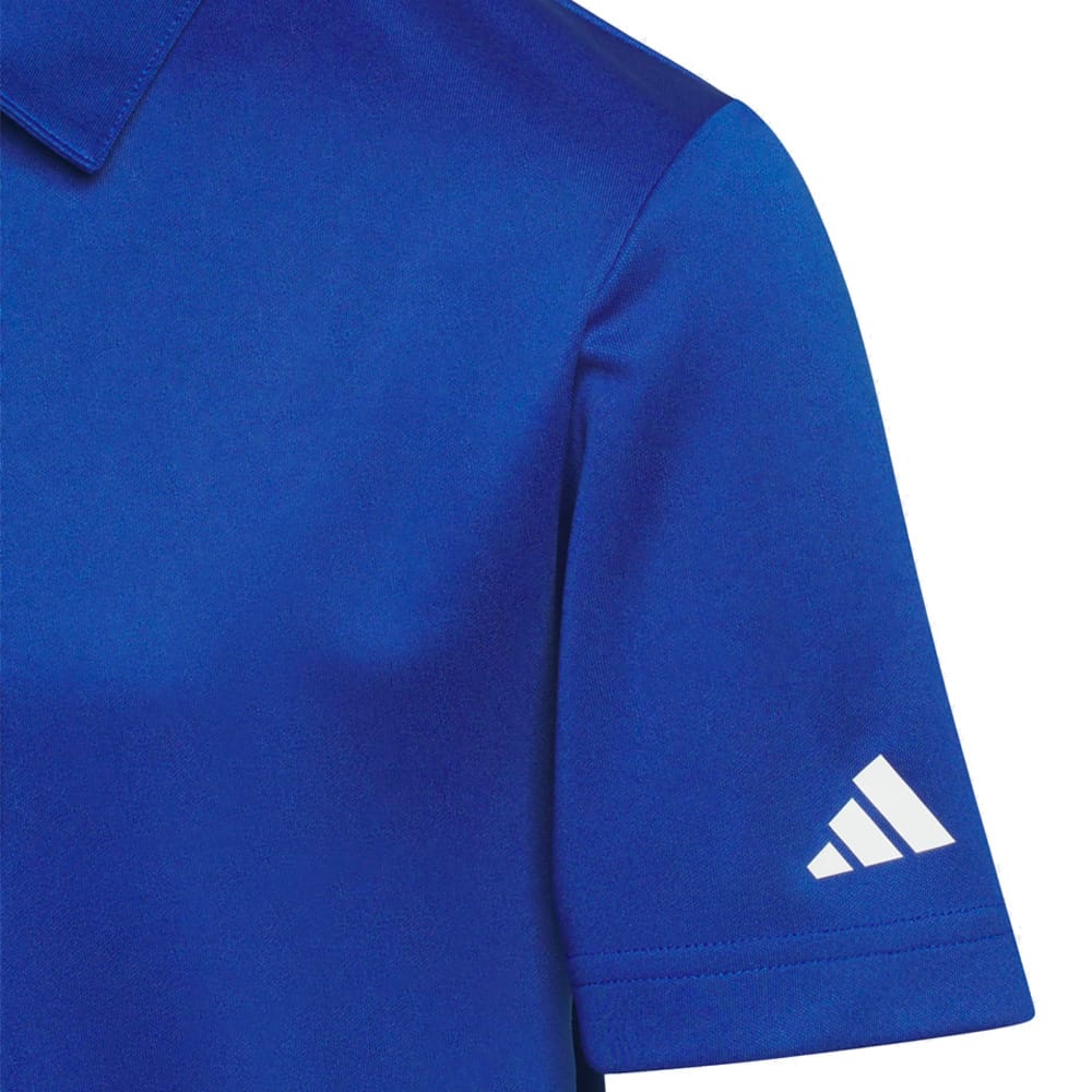adidas Youth Performance Short Sleeve Polo Shirt - Collegiate Royal - Image 4