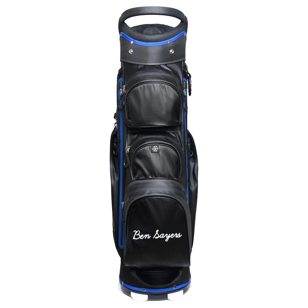 Ben Sayers Hydra Pro Waterproof Cart Bag - Black/Blue - Image 5