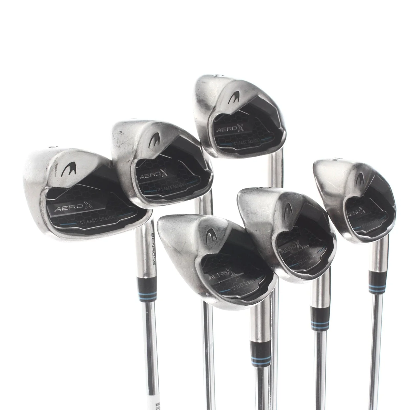 Benross Aero X Steel Mens Right Hand Irons 6-SW Regular - KBS Max 80 - Image 2