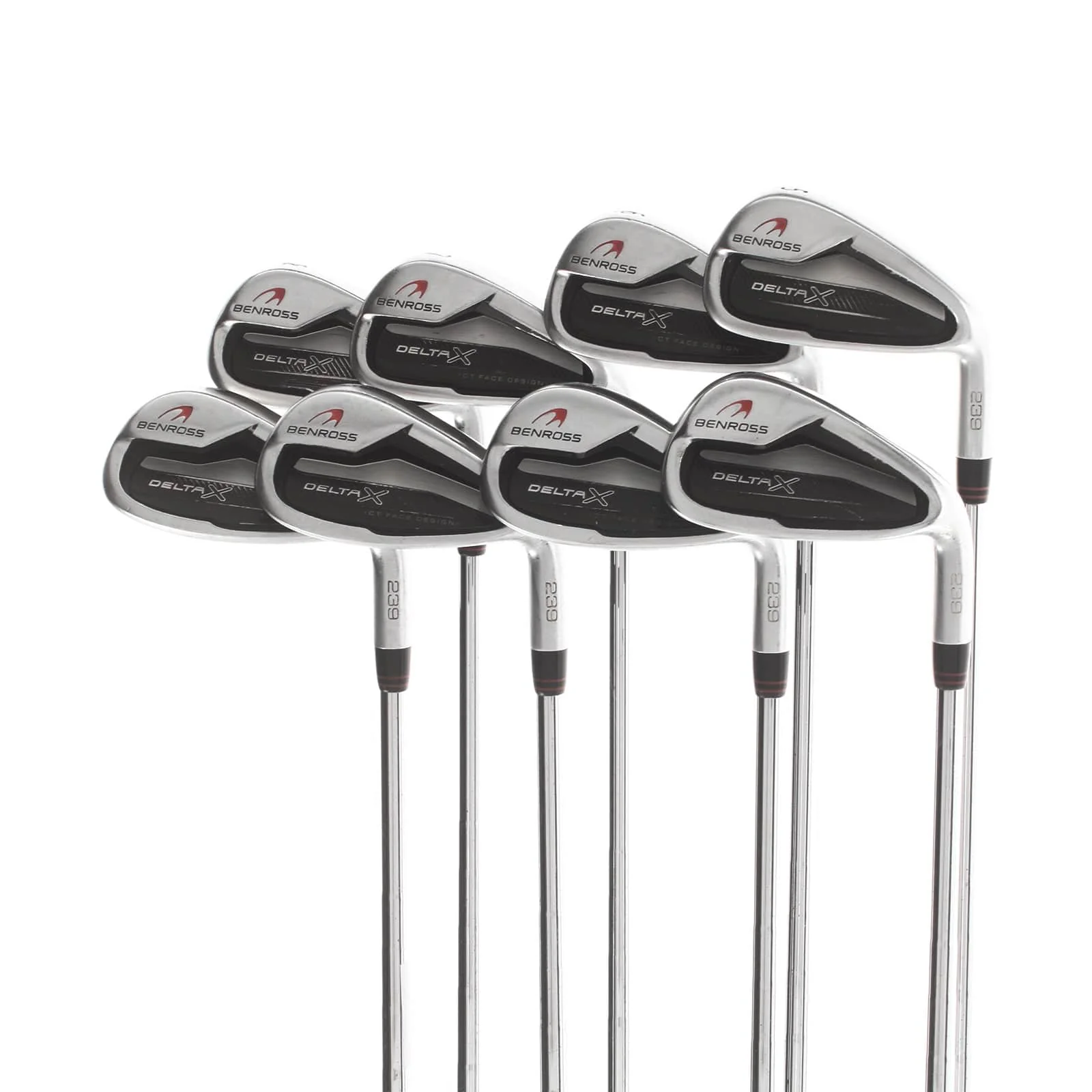 Benross Delta X Steel Mens Right Hand Irons 5-SW+GW Stiff - KBS Tour 105