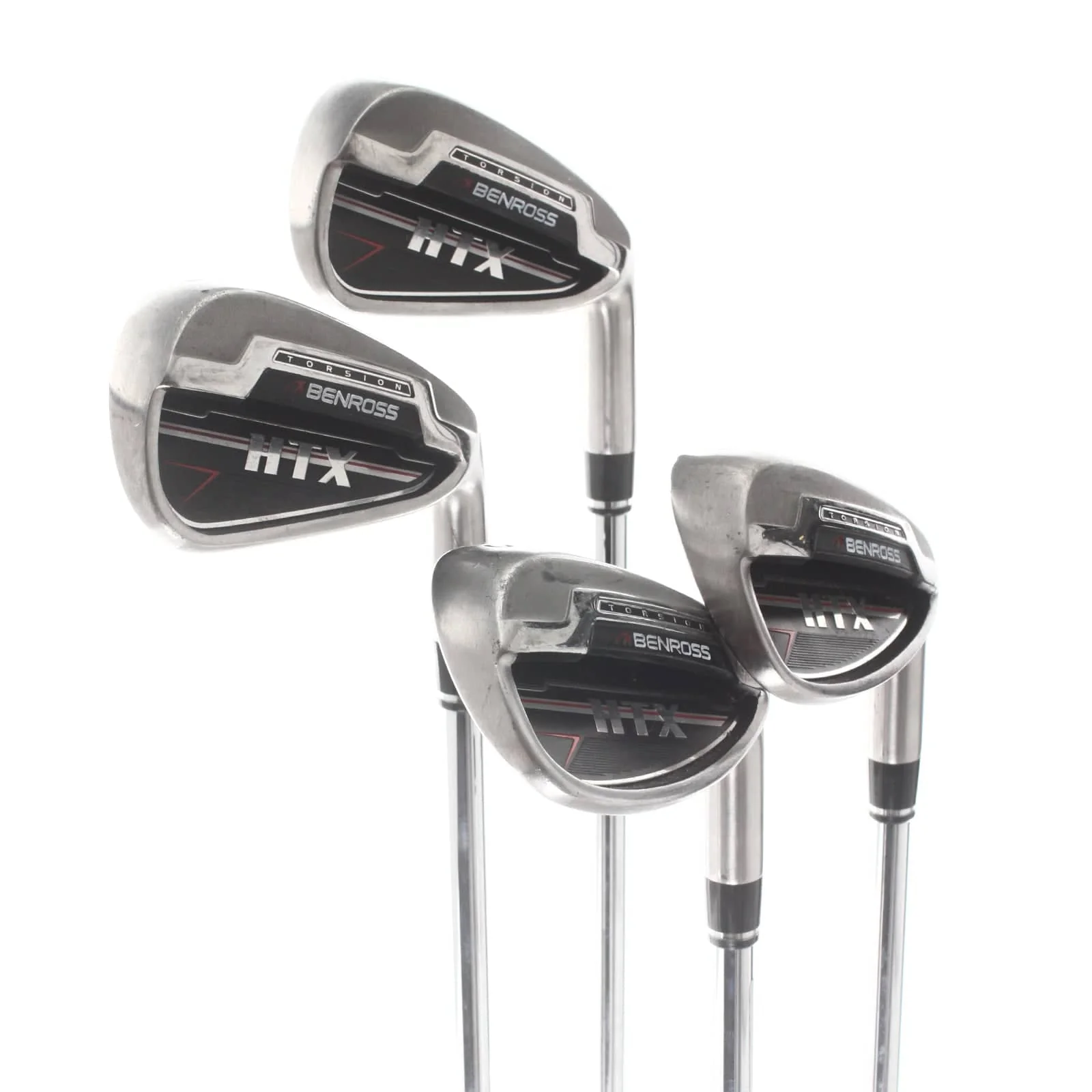 Benross HTX Steel Mens Right Hand Irons 5, 7, PW, SW Regular - KBS Tour 90G - Image 2