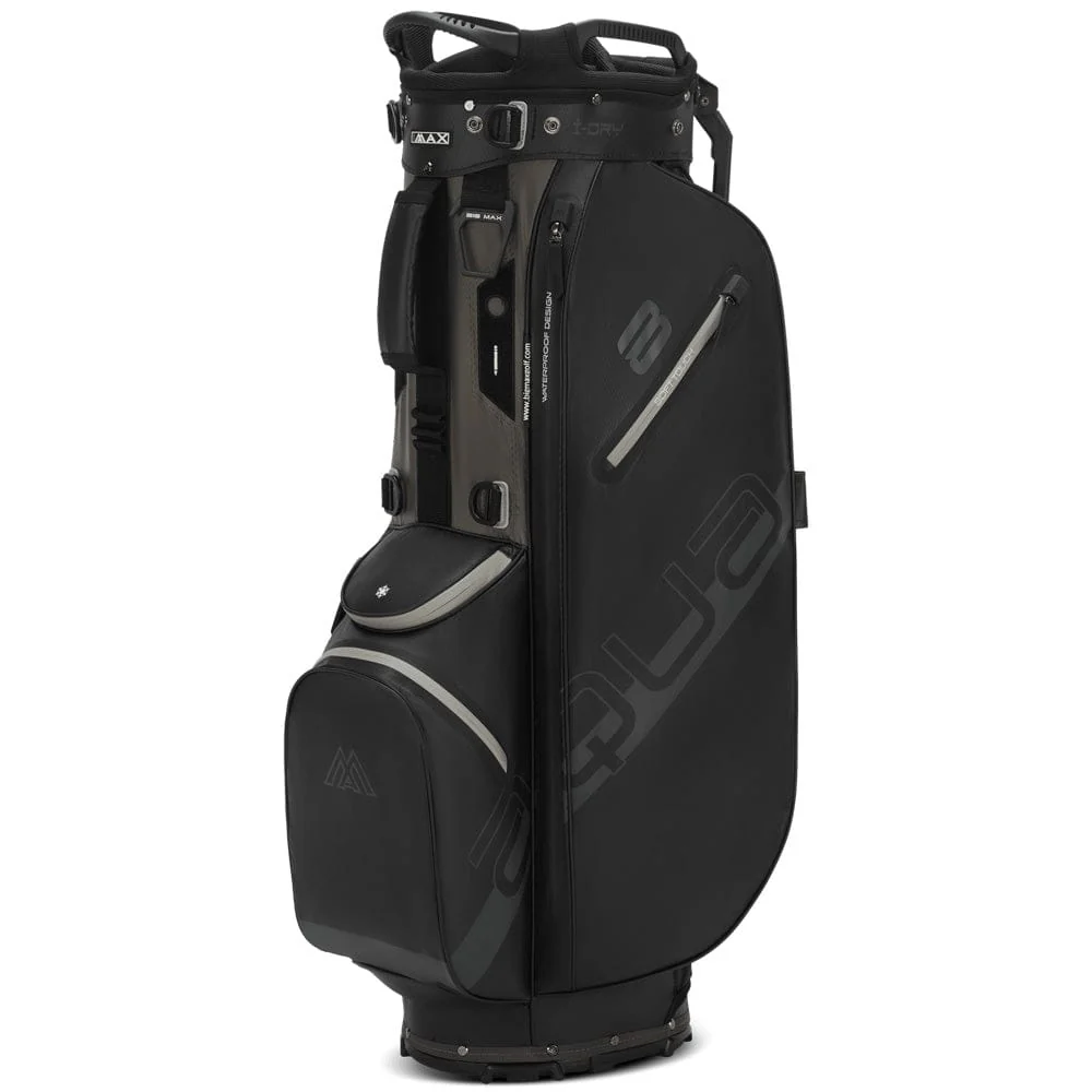 Big Max Aqua Eight H Waterproof Stand Bag - Black/Charcoal - Image 5