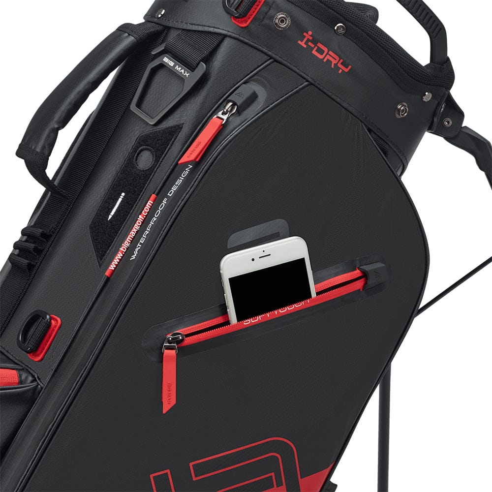 Big Max Aqua Eight H Waterproof Stand Bag - Black/Red - Image 5
