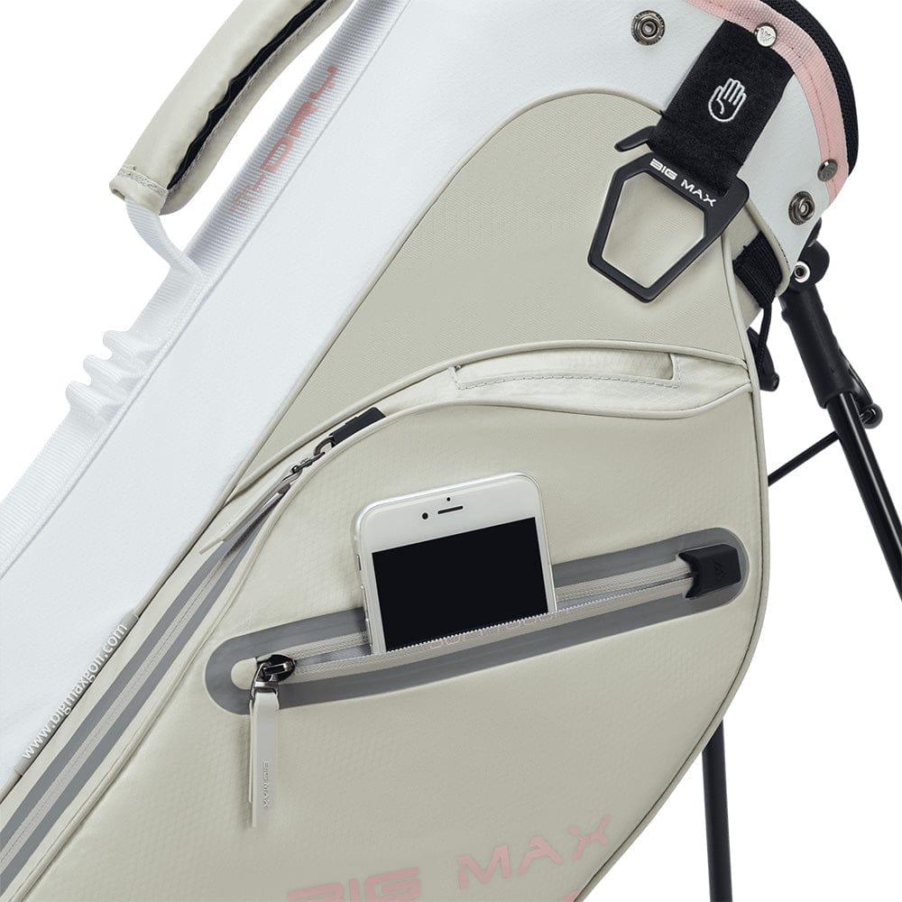Big Max Aqua Seven H Waterproof Stand Bag - White/Off White/Pink - Image 8