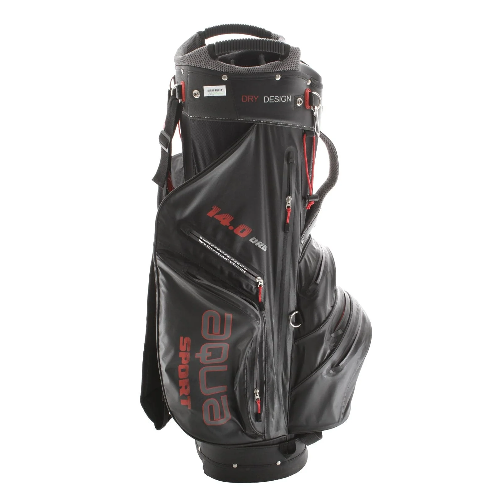Big Max Aqua Sport 14.0 Cart Bag - Black/Red - Image 3