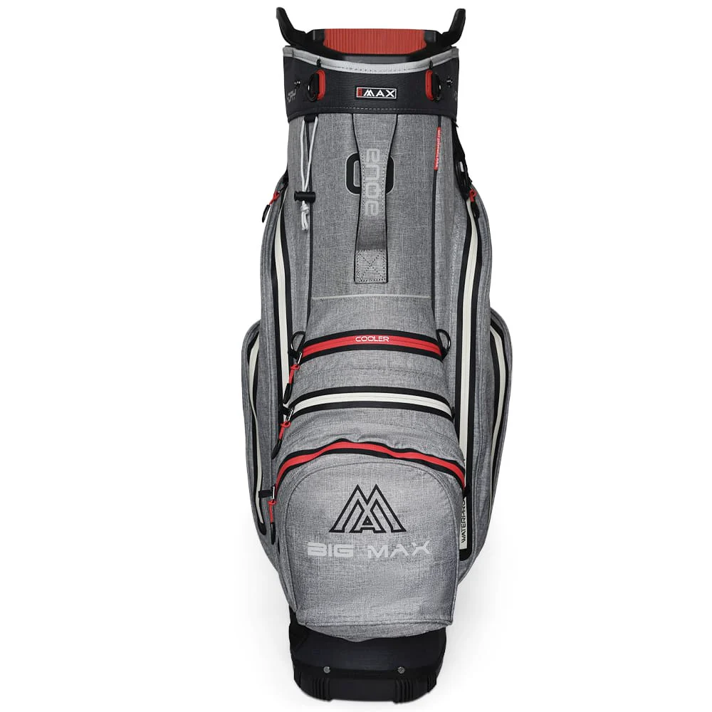 Big Max Aqua Tour 3 Waterproof Cart Bag - Storm/Silver/Red - Image 4