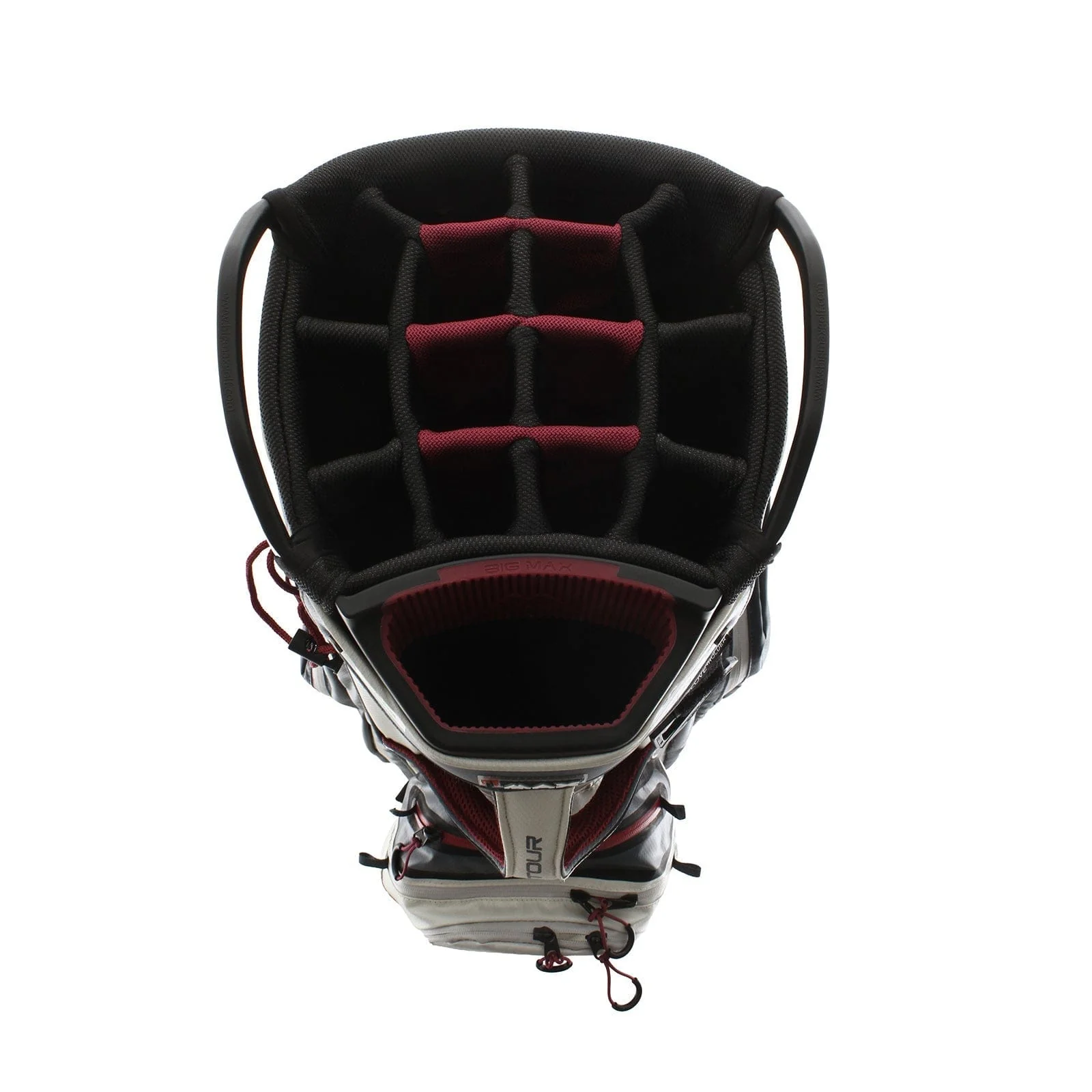 Big Max Dri Lite 14.0 Tour Cart Bag - Blue/White/Red - Image 2