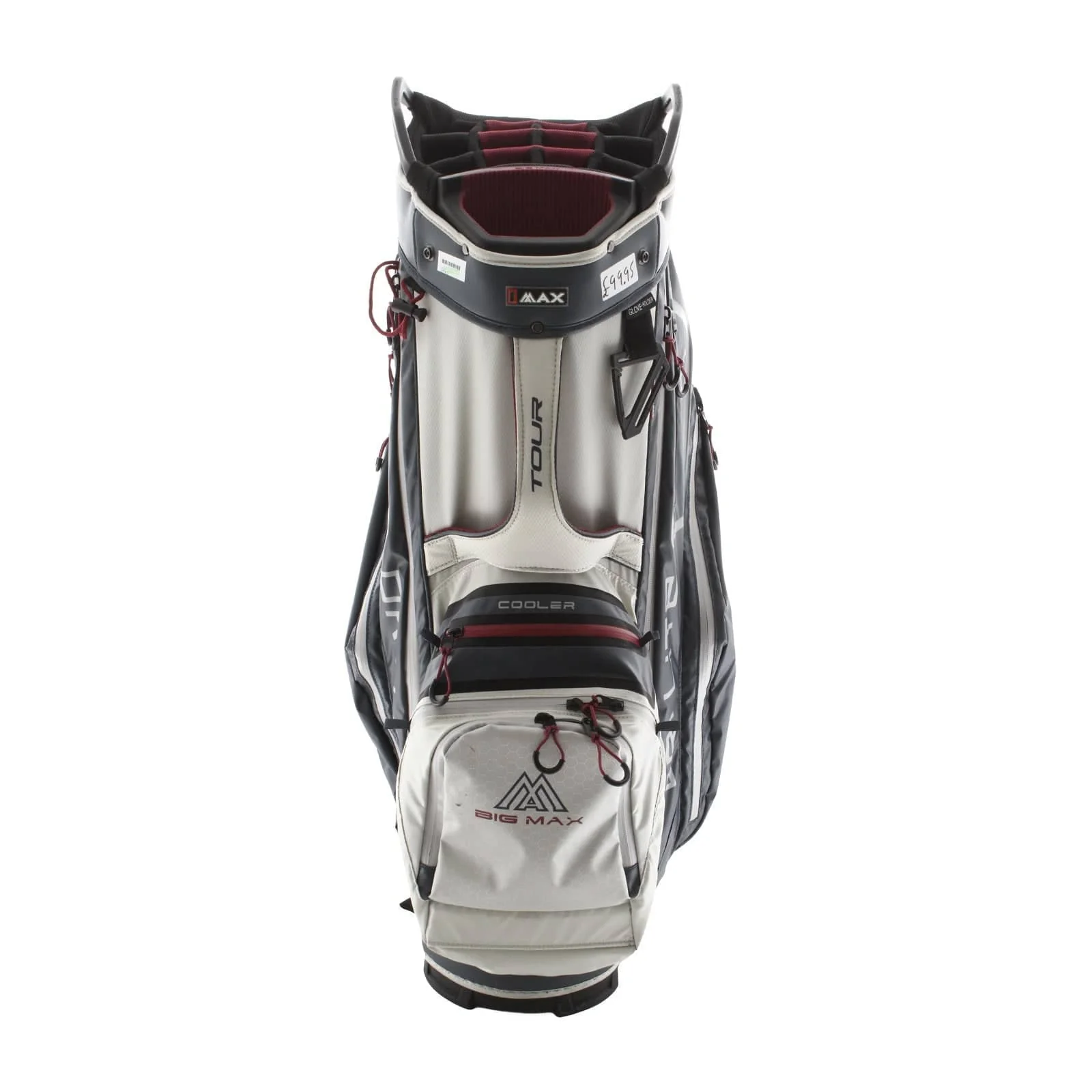 Big Max Dri Lite 14.0 Tour Cart Bag - Blue/White/Red - Image 4