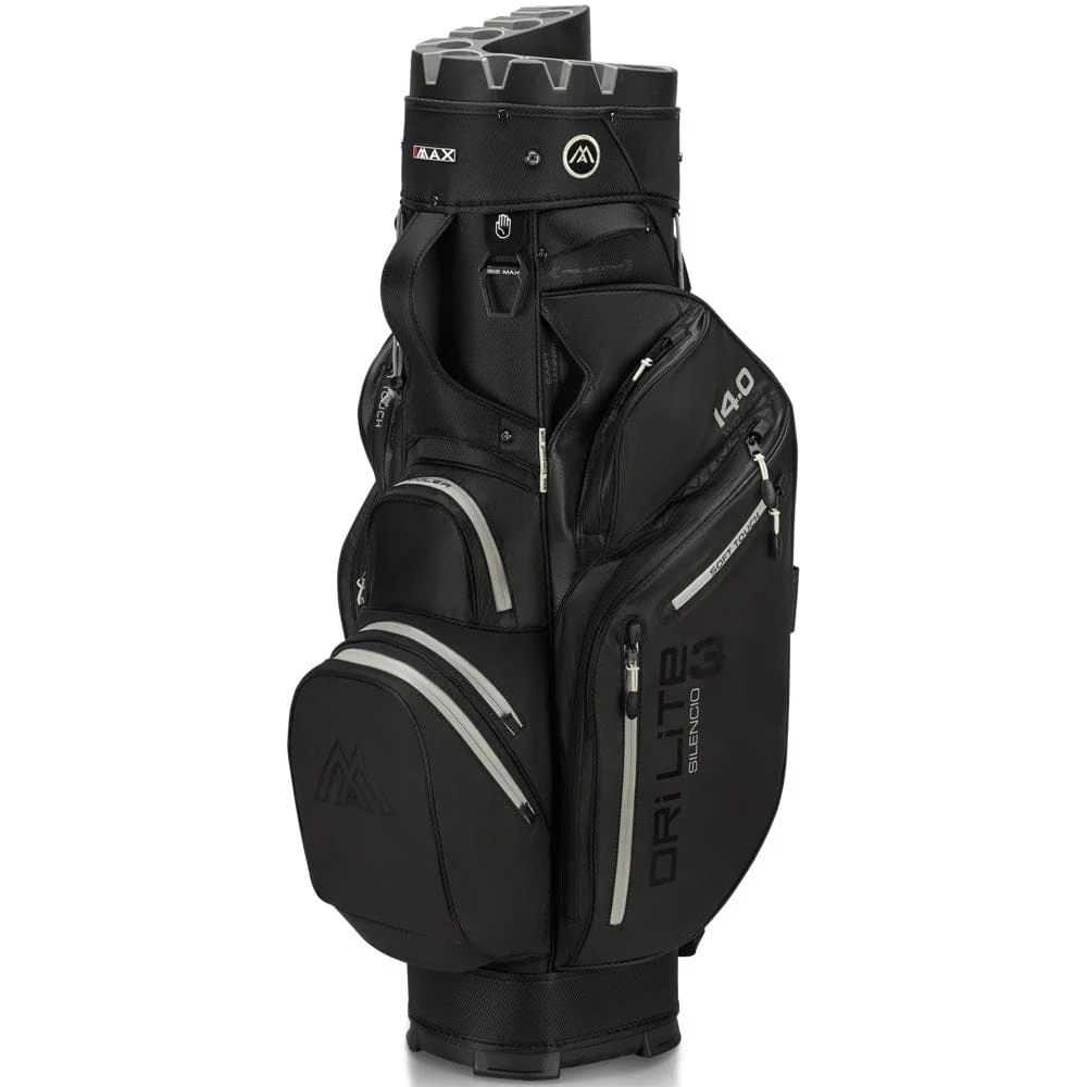 Big Max Dri Lite Silencio 3 Organiser Cart Bag - Black