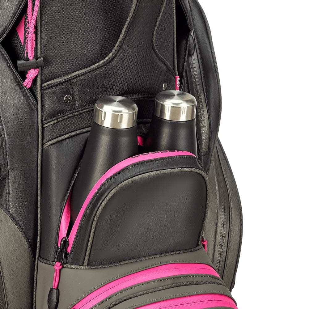 Big Max Dri Lite Silencio 3 Organiser Cart Bag - Charcoal/Black/Fuchsia - Image 6