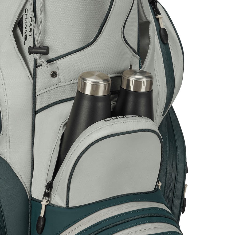 Big Max Dri Lite Silencio 3 Organiser Cart Bag - Forest Green/Off White - Image 7