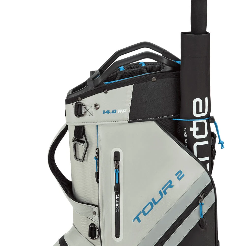 Big Max Dri Lite Tour 2 Cart Bag - Black/Off White/Blue - Image 6