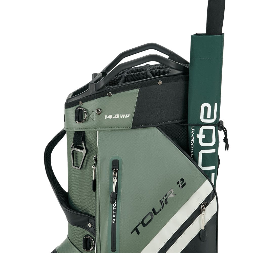 Big Max Dri Lite Tour 2 Cart Bag - Black/Olive/Off White - Image 6