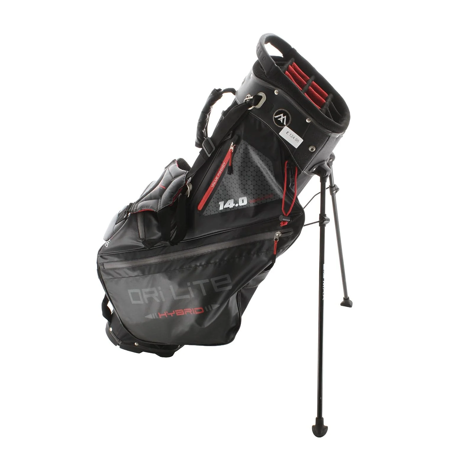 Big Max DriLite Hybrid Stand Bag - Black/Red