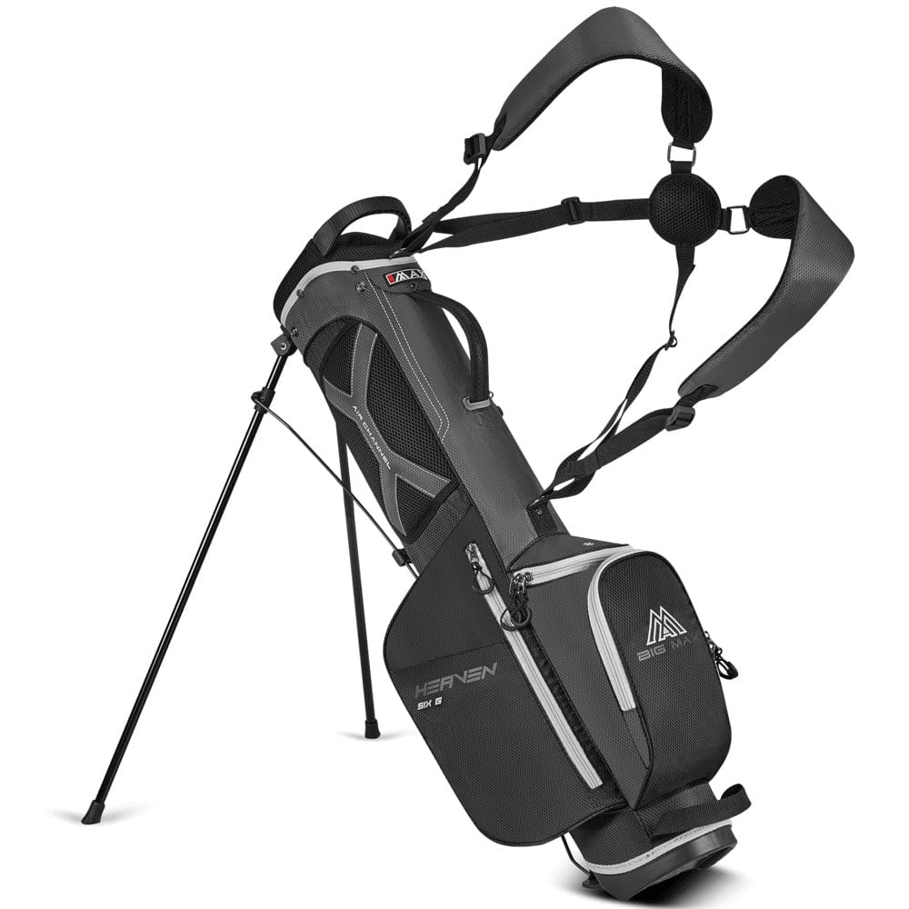 Big Max Heaven Six G Stand Bag - Charcoal/Black/White - Image 3