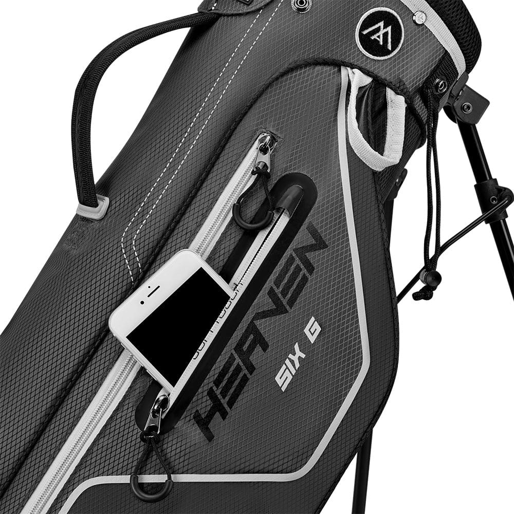 Big Max Heaven Six G Stand Bag - Charcoal/Black/White - Image 4