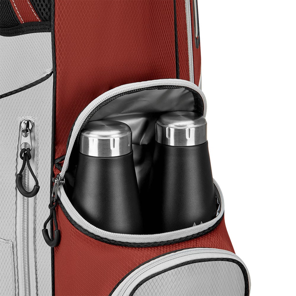 Big Max Heaven Six G Stand Bag - Merlot/Off White - Image 5