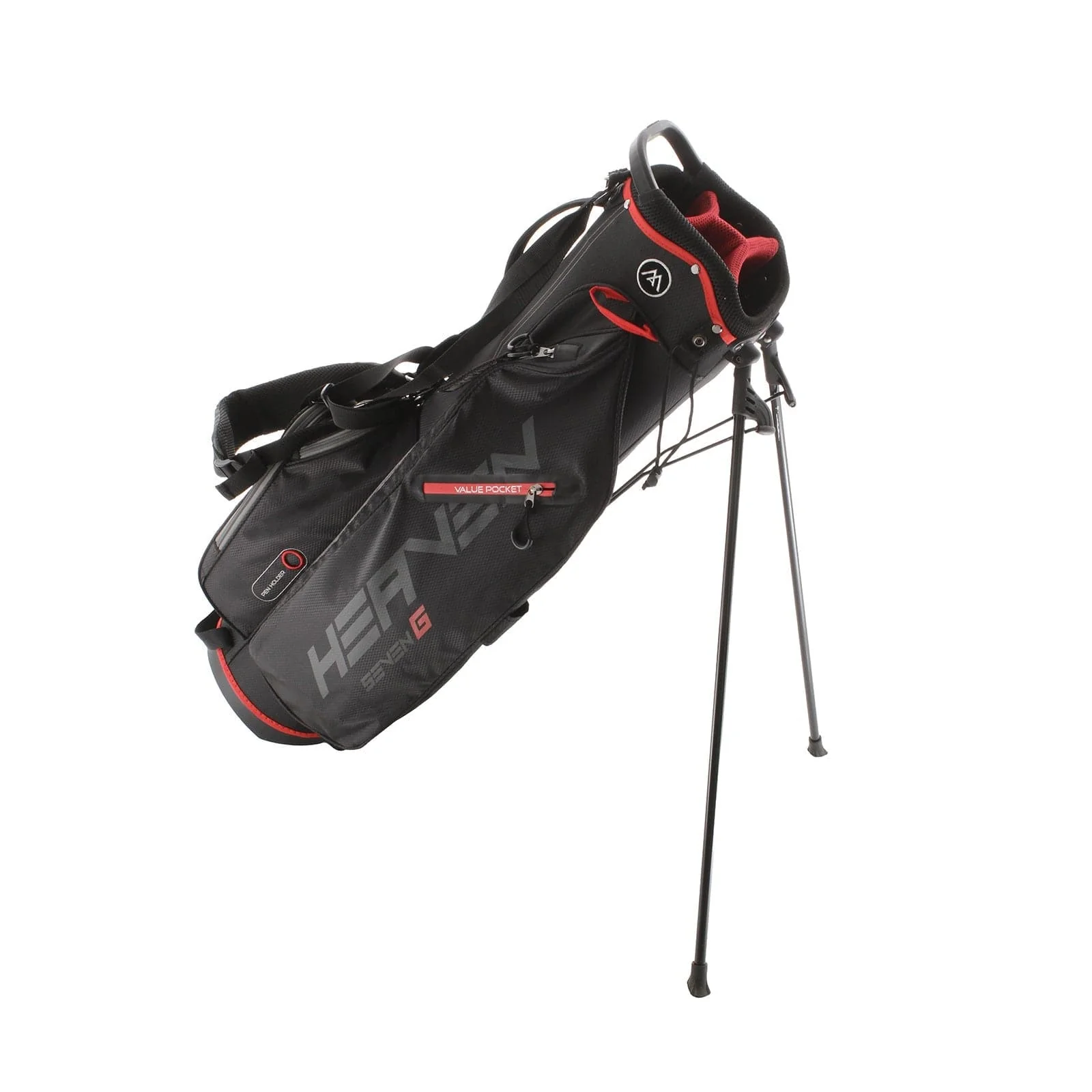 Big Max stand Stand Bag - Black/Red - Image 5